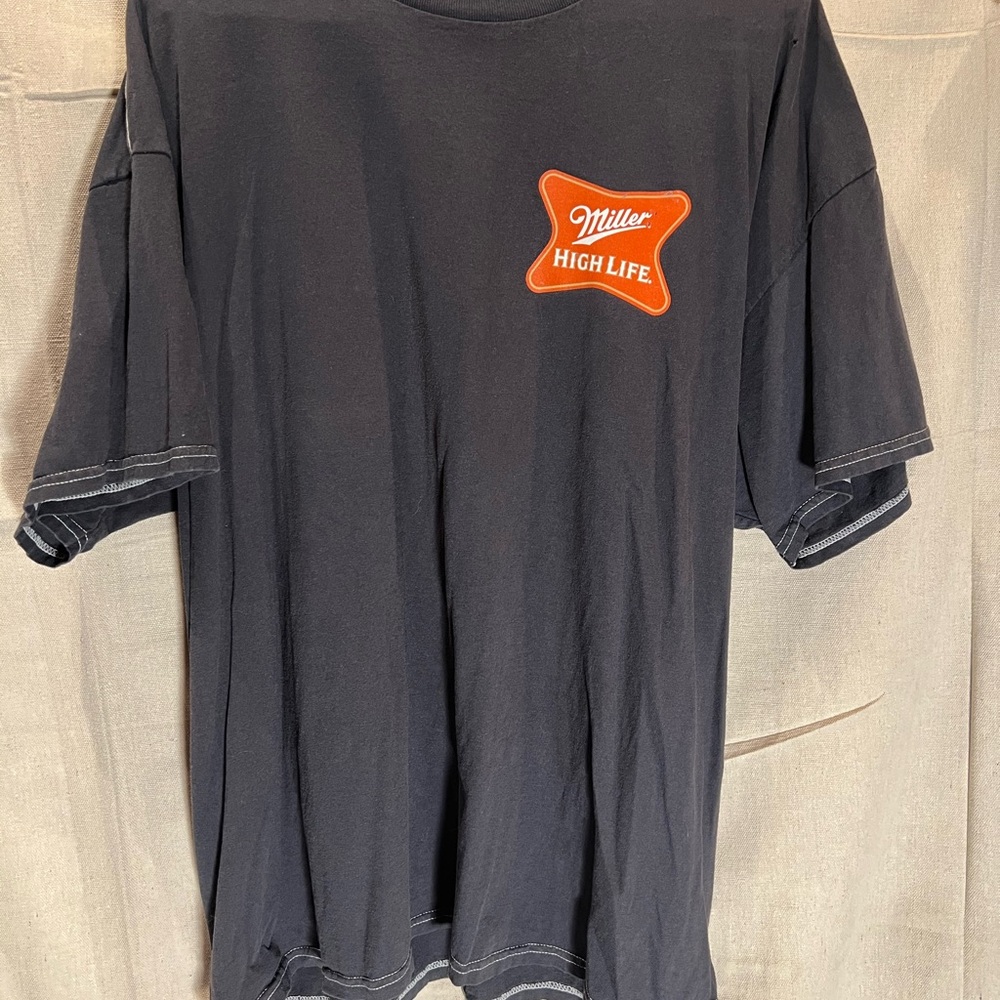 Miller High Life Short Sleeve Black T-Shirt